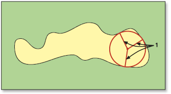 Deepest inward cell of zone is determined Deepest inward cell of zone is determined